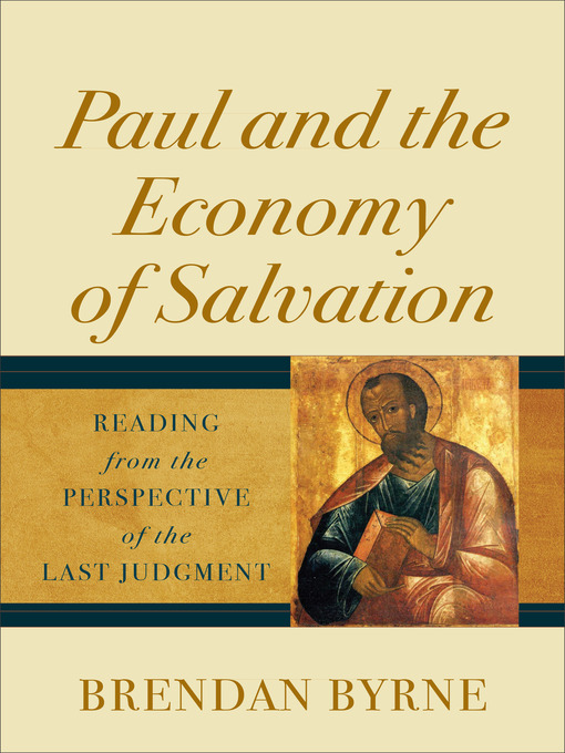 Title details for Paul and the Economy of Salvation by Brendan Byrne SJ - Wait list